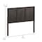 Flash Furniture Full DK Brown Wooden 3 Panel Adjustable Headboard MG-9708FHB-F-DKBRN-GG - alternate 6